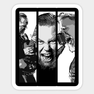 James Hetfield Guitar Sticker